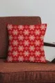 Yılbaşı Dekoratif Yastık Kırmızı Christmas Çift Taraflı Yastık Kırlent Kılıfı KRL1062