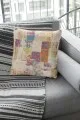 Patchwork Kırlent Modelleri Çok Renkli Patchwork Çift Taraflı Kırlent Kılıfı KRL170
