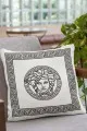 Versace Kırlent Kılıfı Beyaz Çerçeveli Çift Taraflı Yastık Kırlent Kılıfı KRL308