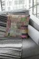 Patchwork Kırlent Modelleri Çok Renkli Patchwork Çift Taraflı Kırlent Kılıfı KRL346