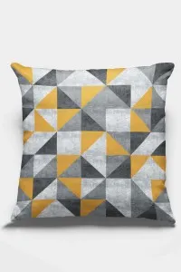 Sarı Geometrik Desen Çift Taraf Yastık Kırlent Kılıfı KRL380 Sarı Geometrik Desen Çift Taraf Yastık Kırlent Kılıfı KRL380