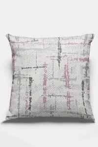 Pembe Vintage Çift Taraflı Yastık Kırlent Kılıfı KRL409