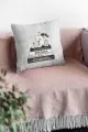 Gri Fahion Moda Çift Taraflı Yastık Kırlent Kılıfı KRL885