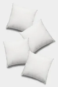 Beyaz Tek Renk 4'lü Set Çift Taraflı Kırlent Kılıfı 4KRL026 Beyaz Tek Renk 4'lü Set Çift Taraflı Kırlent Kılıfı 4KRL026
