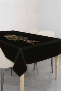 Siyah Balık Desenli Dokuma Leke Tutmaz Masa Örtüsü MSO061 Siyah Balık Desenli Dokuma Leke Tutmaz Masa Örtüsü MSO061