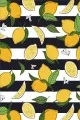 Limon Desenli Masa Örtüleri Sarı Limon Motifli Dokuma Leke Tutmaz Masa Örtüsü MSO124