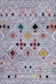 80X120 Masa Örtüsü Gri Etnik Desenli Dokuma Leke Tutmaz Masa Örtüsü MSO132