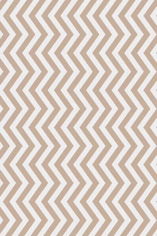 Zigzaglı Masa Örtüsü Vizon Zigzag Desenli Dokuma Leke Tutmaz Masa Örtüsü MSO139