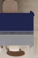 160X300 Masa Örtüsü Lacivert Avangarde Dokuma Leke Tutmaz Masa Örtüsü MSO144