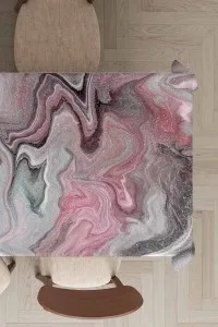 Pembe Mermer Görünümlü Dokuma Leke Tutmaz Masa Örtüsü MSO266 Pembe Mermer Görünümlü Dokuma Leke Tutmaz Masa Örtüsü MSO266