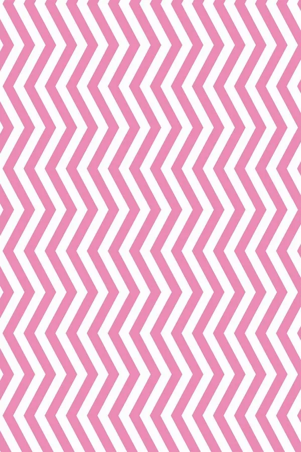 Yuvarlak Sehpa Örtüsü Pembe Zigzag Desenli Dokuma Leke Tutmaz Masa Örtüsü MSO303