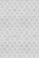 90X90 Masa Örtüsü Gri Fas Etnik Desen Dokuma Leke Tutmaz Masa Örtüsü MSO343