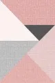 Masa Örtüsü Modelleri Kumaş Pembe Geometrik Desen Dokuma Leke Tutmaz Masa Örtüsü MSO390