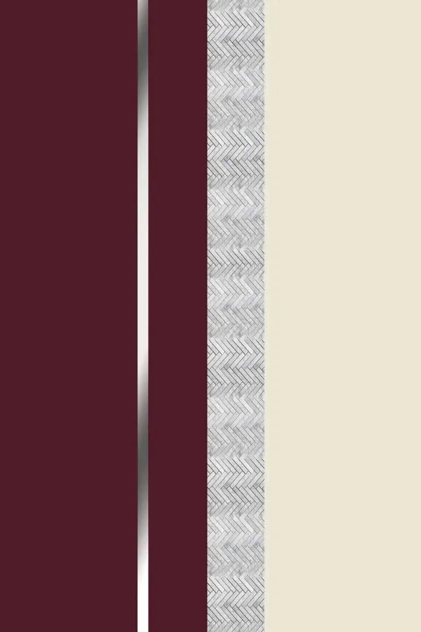 150 Cm Yuvarlak Masa Örtüsü Bordo Avangarde Dokuma Leke Tutmaz Masa Örtüsü MSO470