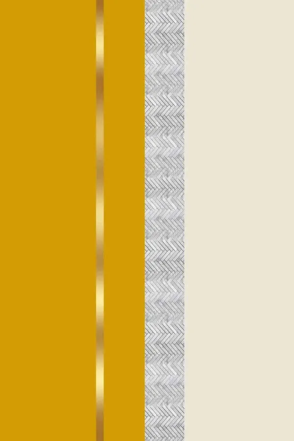 160X240 Masa Örtüsü Hardal Avangarde Dokuma Leke Tutmaz Masa Örtüsü MSO476