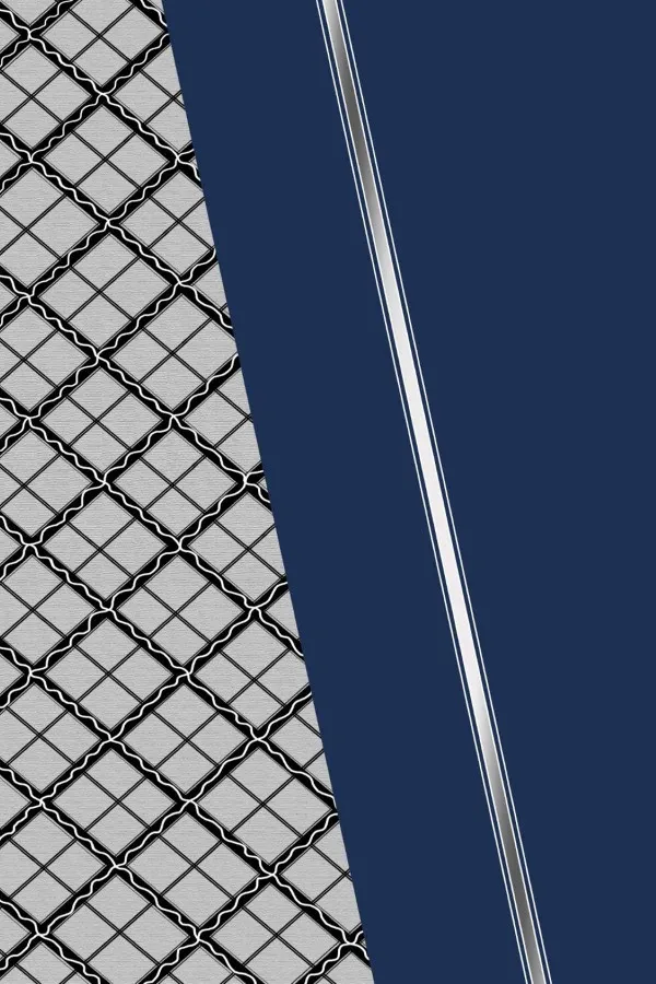 Pc Masa Örtüsü Lacivert Ekoseli Dokuma Leke Tutmaz Masa Örtüsü MSO488