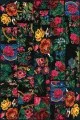 Patchwork Mutfak Halısı Renkli Kaymaz Tabanlı Yıkanır Patchwork Mutfak Halısı AR1065