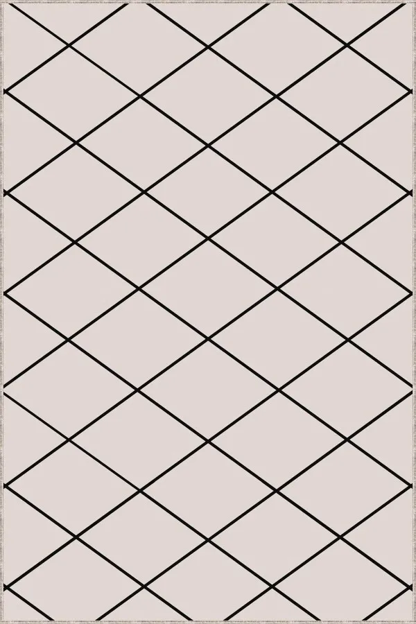 Vizon Kaymaz Tabanlı Modern Mutfak Halısı AR1468