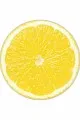 Limonlu Mutfak Halısı Sarı Kaymaz Tabanlı Limonlu Yuvarlak Mutfak Halısı AR204