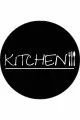Siyah Kaymaz Kitchen Yazılı Yuvarlak Mutfak Halısı AR430