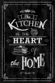 İsimli Halı Mutfak Siyah Kaymaz Tabanlı Kitchen Yazılı Mutfak Halısı AR465