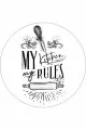 Beyaz Kaymaz My Kitchen My Rules Daire Mutfak Halısı AR857