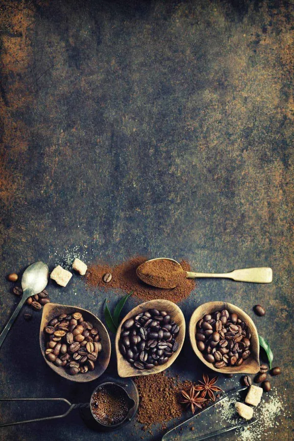 Yeni Mutfak Halı Modelleri Kahverengi Kaymaz Tabanlı Coffee Temalı Mutfak Halısı MT27