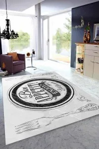 Gri Kaymaz Taban Yıkanabilir Bon Apettit Mutfak Halısı MT44 Gri Kaymaz Taban Yıkanabilir Bon Apettit Mutfak Halısı MT44