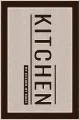 Mutfak Halısı Kitchen Bej Kaymaz Tabanlı Kitchen Yazılı Mutfak Halısı Yolluk VH098