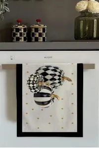 Krem Bal Kabağı Desenli Fırın Mutfak Havlusu 30x50cm Krem Bal Kabağı Desenli Fırın Mutfak Havlusu 30x50cm