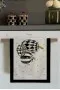Krem Bal Kabağı Desenli Fırın Mutfak Havlusu 30x50cm