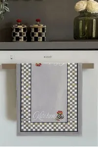 Gri Sepetli Fırın Mutfak Havlusu 30x50cm Gri Sepetli Fırın Mutfak Havlusu 30x50cm