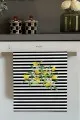 Hediyelik Mutfak Havluları Sarı Limon Desenli Fırın Mutfak Havlusu 30x50cm