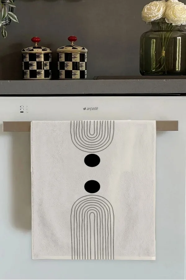 Kadife Mutfak Havlusu Fiyatları Kemik Modern Fırın Mutfak Havlusu 30x50cm