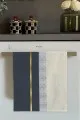Antrasit Mutfak Havlusu Antrasit Modern Fırın Mutfak Havlusu 30x50cm