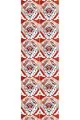 Kırmızı Etnik Desenli Premium Masa Örtüsü Runner RNR055