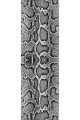 Silver Krokodil Desenli Premium Masa Örtüsü Runner RNR068