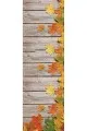 Turuncu Runner Turuncu Çınar 3D Desenli Premium Masa Örtüsü Runner RNR080