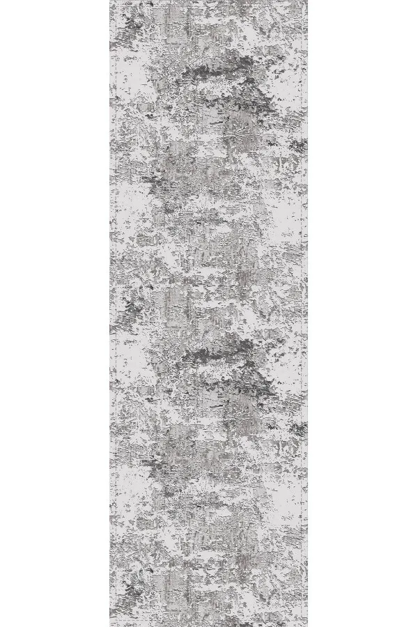 Gri Runner Gri Vintage Desenli Premium Masa Örtüsü Runner RNR101