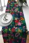 Çok Renkli Patchwork Premium Masa Örtüsü Runner RNR102