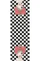 Siyah Pop Art Temalı Premium Masa Örtüsü Runner RNR111