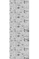 Gri Runner Gri Mutfak Desenli Premium Masa Örtüsü Runner RNR338