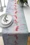 Pembe Flamingo Desenli Premium Masa Örtüsü Runner RNR428