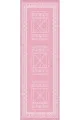 Otantik Runner Modelleri Pembe Etnik Desenli Premium Masa Örtüsü Runner RNR429