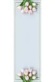 Çiçek Desenli Runner Mavi Çiçek Desenli Premium Masa Örtüsü Runner RNR441
