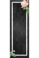 Çiçekli Runner Modelleri Füme Çiçekli Desen Premium Masa Örtüsü Runner RNR458