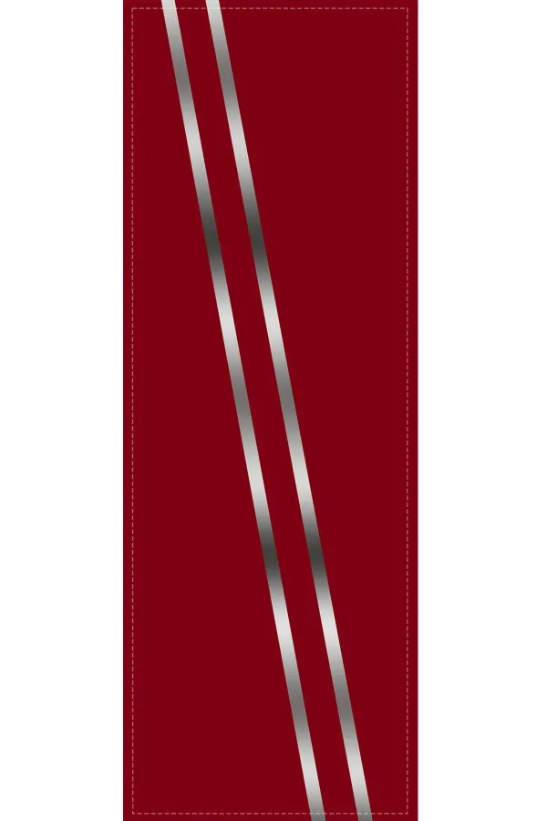 Söz Masası Runner Bordo Çizgi Desenli Premium Masa Örtüsü Runner RNR511