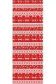 Kırmızı Christmas Desen Premium Masa Örtüsü Runner RNR555