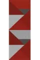 Ranır Örtü Modelleri Kırmızı Geometrik Desenli Premium Masa Örtüsü Runner RNR605