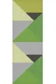 Ranır Masa Örtüsü Ölçüleri Yeşil Geometrik Desenli Premium Masa Örtüsü Runner RNR609